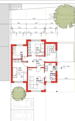 Neubau OG - Schöne 3-Zimmer-Wohnung mit Balkon in Stockstadt