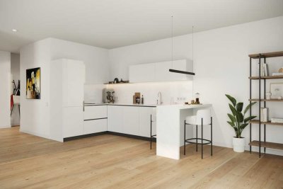 KfW 40 Neubau gut geschnittene 2 Zimmerwohnung