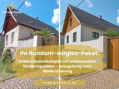 NEUER PREIS: Ihr kalkulierbares Wohnprojekt: EFH mit Grundstück & geprüfter Sanierungskalkulation