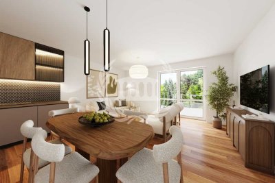 5 % degr. Abschreibung + 5 % Sonderabschreibung! WE7: 4-Zi im 1. OG | KfW40 QNG | Aufzug | Balkon