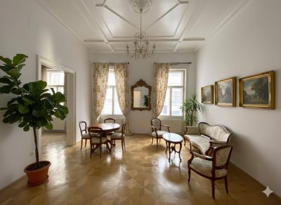 Historischer Charme &amp; Terrasse – Wohnen nahe Oper - VB