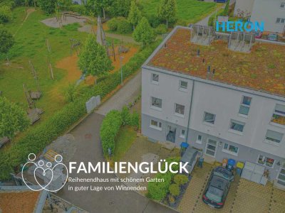 FAMILIENGLÜCK - Modernes Reihenendhaus mit schönem Garten in idealer Lage von Winnenden