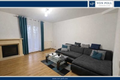 Komfortables Wohnambiente mit Balkon und Blick ins Grüne