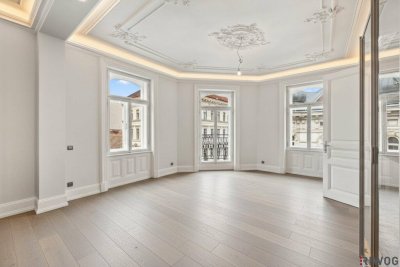 **Luxus Altbau mit 2 Freiflächen auf höchsten Niveau**4-Zimmer**3 Bäder**2 Balkone**Smart-Home**LUXUS Ausstattung**