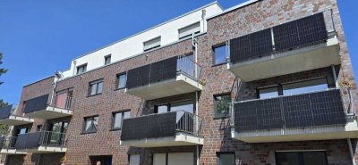 Barrierefreier Neubau EH40-NH mit Wärmepumpe, Balkon und Aufzug