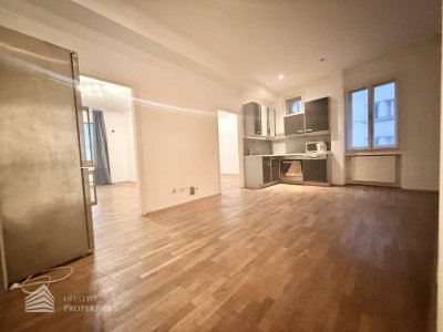 Helle 3-Zimmer Wohnung mit Wohnküche, Nähe TU