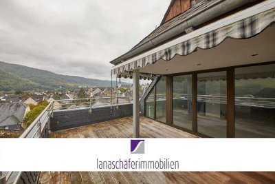 Bernkastel-Kues: Maisonette-Wohnung mit Dachterrasse und Burgblick