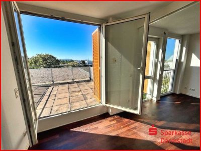 Freie 4-Zimmer-Maisonette-Wohnung mit außergewöhnlichem Weitblick