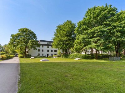 Neu möblierte Wohnung mit Südterrasse – 1 Min zur U4 Arabellapark Bogenhausen, ideal für 2 Personen