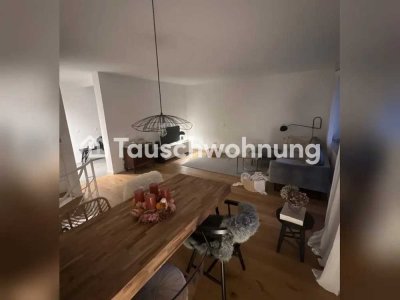 Tauschwohnung: Maisonette Wohnung mit Garten am Rhein