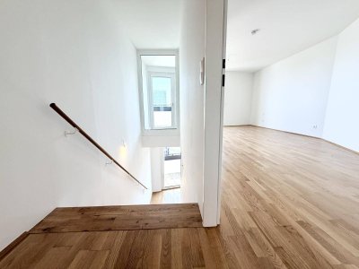 ERSTBEZUG am Hauptbahnhof: EXKLUSIVE DACHGESCHOSSWOHNUNG mit Dachgarten und wunderschönem Wienblick!