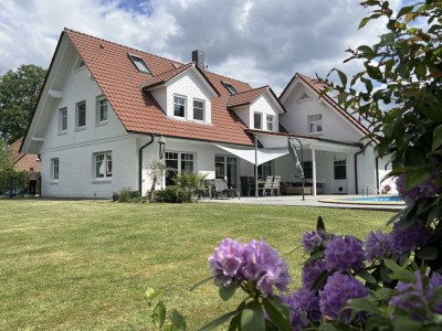 Gepflegtes Architektenhaus mit Einliegerwohnung 259 m² Wfl. in Grethem auf 3.500 m²