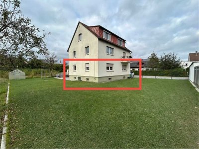 3-Zimmer-Erdgeschosswohnung mit Garten & Stellplatz zu vermieten in Thalfingen