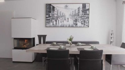 Designer-Luxus Immobilie mit großem Garten und Garage