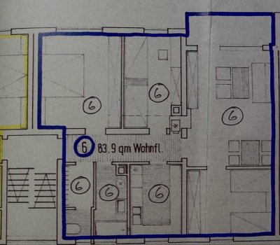 Neu Sanierte 4-Zimmer Wohnung in ruhiger Lage, auf wunsch mit Extra Zimmer im Haus