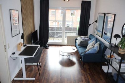 Schicke vollmöblierte 2-Zimmer Wohnung mit Balkon