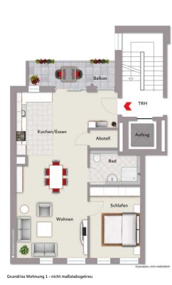 Helle 2-Zimmer-Wohnung mit Balkon und Stellplatz in Böblingen Zentrum