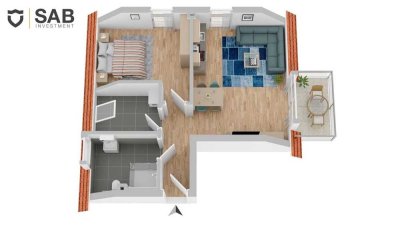 Oldenburg-Ofenerdiek - Exklusive Wohneinheit im KfW-40 QNG Effizienzhaus