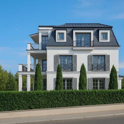 Exklusive Stadtvilla mit 4 Einheiten am Godelsberg – KfW 40, Neubau-DHH mit Pool