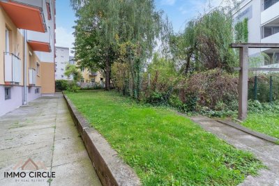 Gestalten Sie Ihr neues Zuhause! 3,5-Zimmer-Wohnung mit französischem Balkon und Gartenmitbenutzung