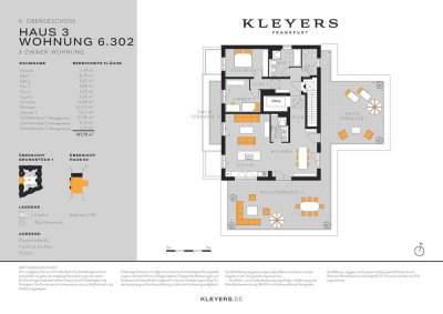 KLEYERS | Lichtdurchflutetes Penthouse mit zwei Dachterrassen | Neubau 2025