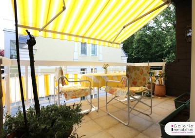 TOPLAGE! DG-Maisonette mit Balkon und Dachterrasse mit traumhaftem Blick über die Stadt