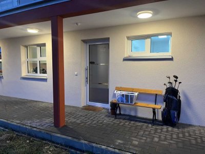 Schöne Neubau-Erdgeschosswohnung mit Einbauküche in Engter -Barrierefrei