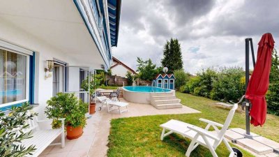 Exklusives Einfamilienhaus mit Einliegerwohnung, Pool, Wintergarten und großem Garten in Taubenbach