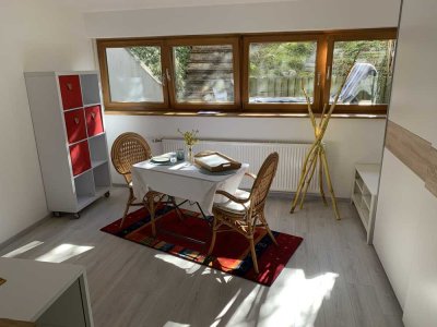 Möblierte 1-Zimmer-Souterrain-Wohnung in Germering