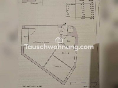 Tauschwohnung: 3R Zentral wohnung auf 2R Zentral Wohnung