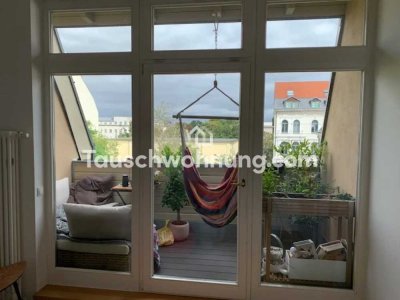 Tauschwohnung: Sehr schöne Albauwohnung im Zentrum West/ Waldstraßenviertel