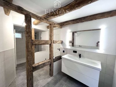 ***Erstbezug nach Kernsanierung - Helle Erdgeschosswohnung in echtem Vilser Fachwerkhaus***