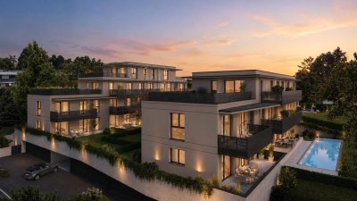 Seltene Option - Gartenwohnung mit private Pool!