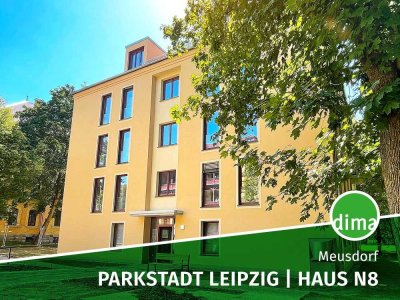 Parkstadt Leipzig - Erstbezug im Neubau, Süd-Balkon, Tageslichtbad, Stellplatz, AR, Aufzug u.v.m.