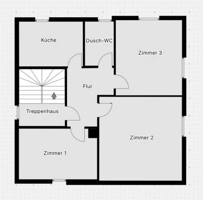 Modernisierte 3-Zimmer-DG-Wohnung in Mannheim-Gartenstadt – ca. 70 m²