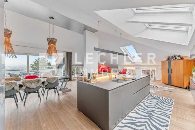 PENTHOUSE MIT STADTBLICK IN HALBHÖHENLAGE –
STILVOLL. EDEL. AUSSERGEWÖHNLICH.