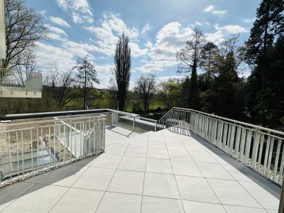 Exklusive Dachterrassenwohnung an den Rednitzauen | 106 m² | ca. 45 m² Dachterrassen | keine Prov.