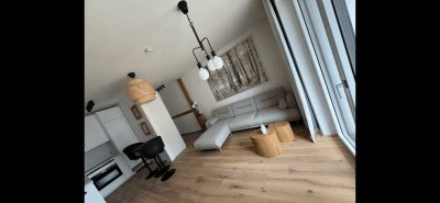 Exklusive Design-Gartenwohnung | Voll möbliert | Terrasse | Tiefgarage | All Inclusive