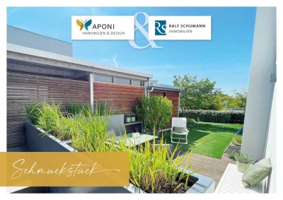 Top-modernes, exklusives + sehr gepflegtes Schmuckstück mit 3 Sonnenterrassen + traumhaften Garten!