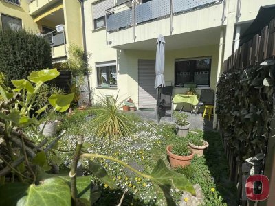 Innenstadt-Idylle - Sonnige 2-ZKB Erdgeschoss-Terrassenwohnung mit TG-Stellplatz