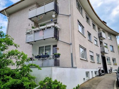 Helle 3-Zimmer-Wohnung mit Balkon & Grünblick in Halbhöhenlage