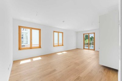 Sehr hochwertige Neubau-Wohnung im 1. OG mit 3 Zimmern in Krailling
