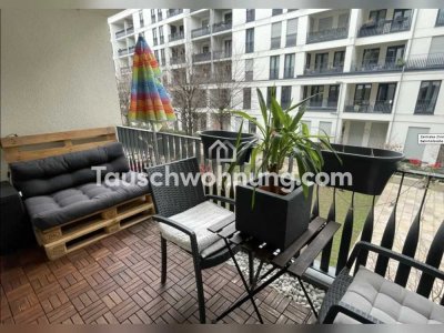 Tauschwohnung: Zentrale 3Zi-Neubauwohnung mit Balkon gegen günstigere Whg