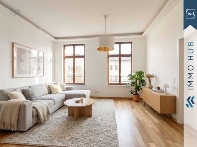 ++ Hochwertige 2-Zimmer-Wohnung mit Balkon und EBK im Plagwitzer Rathaus ++