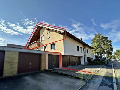 Charmante 3-Zimmer-DG-Wohnung mit Ostbalkon und Garage - sofort bezugsfrei