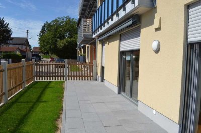4-ZIMMER-WOHNUNG MIT TERRASSE UND GARTEN