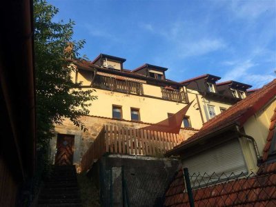 3-Zimmer-Wohnung im Zentrum Ebern, gr. Balkon m. Fernsicht, EBK