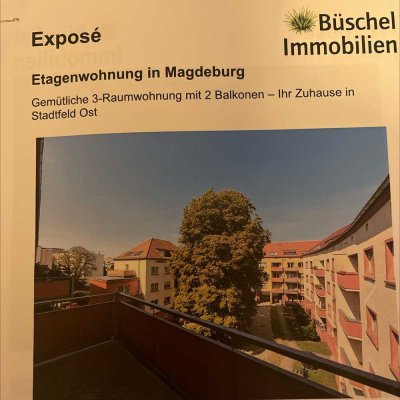 Nachmieter für gemütliche 3 Raumwohnung in bester Lage gesucht