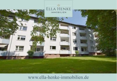 Mit Blick ins Grüne: Gepflegte, helle 3-Zimmer-Wohnung mit Balkon in WOB-Teichbreite...