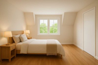 Neu ausgebauter Dachboden: modern & offen gestaltete 2-Zimmer-Wohnung in Debring, Stegaurach